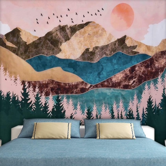 🧜🏻‍♀️3/$15 Nature Landscape Tapestry - Picture 3 of 3